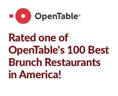 Open Table Top 100 Brunch Restaurants